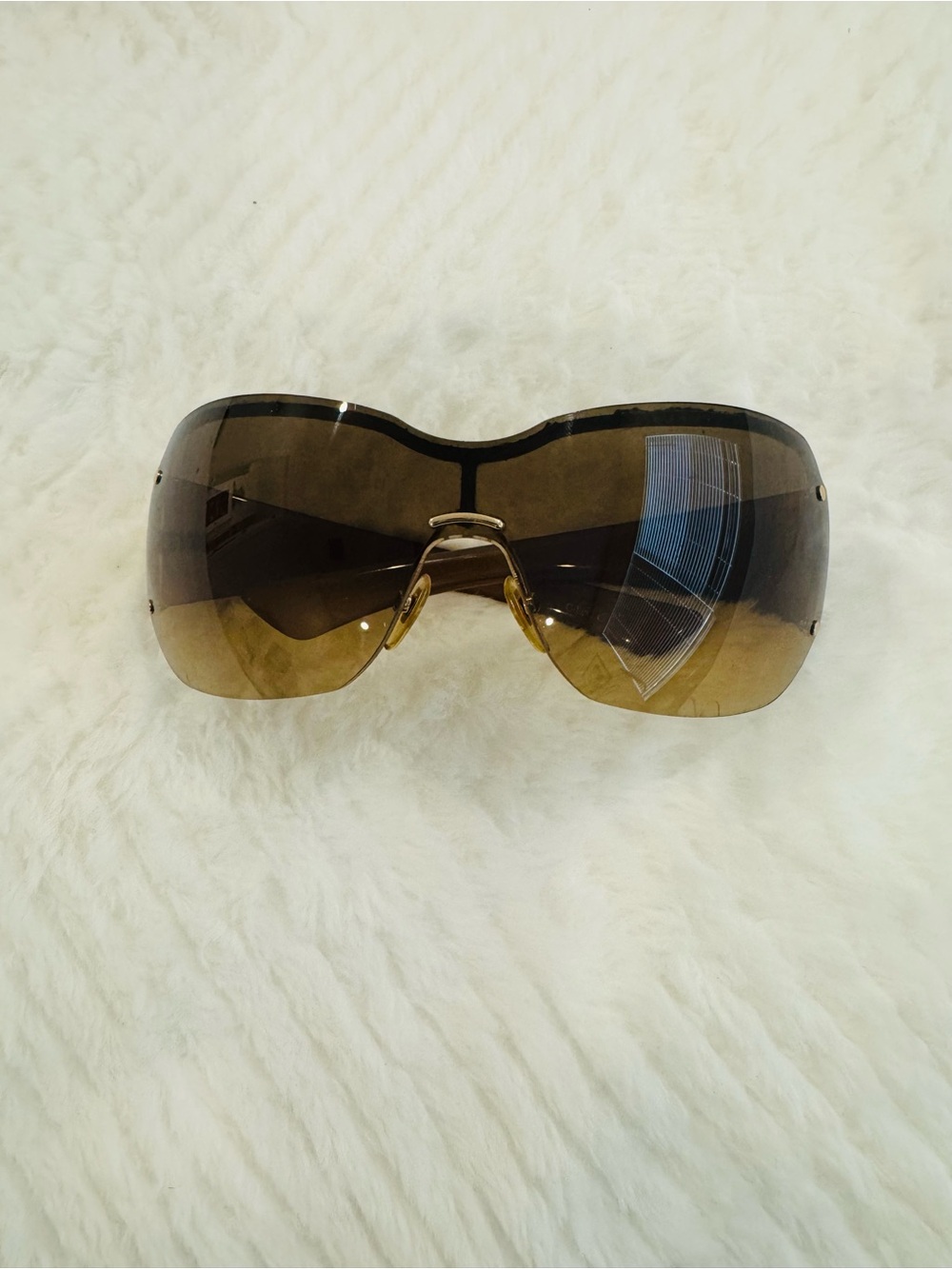 Authentic Gucci Vintage Metallic Bronze Sunglasses